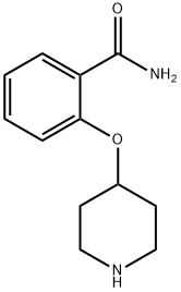 2-(哌啶-4-基氧基)苯甲酰胺 结构式