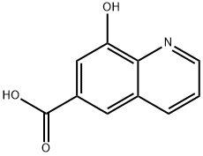 8-羟基-6-羧酸喹啉 结构式