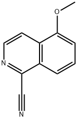 5-甲氧基异喹啉-1-甲腈 结构式