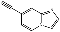 7-乙炔基咪唑并[1,2-A]吡啶 结构式