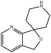 5H-螺[呋喃并[3,4-B]吡啶-7,4'-哌啶 结构式