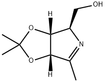 (3AR,4R,6AS)-3A,6A-二氢-2,2,6-三甲基-4H-1,3-二氧杂环戊烯并[4,5-C]吡咯-4-甲醇 结构式