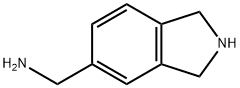 异吲哚啉-5-基甲胺 结构式