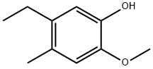 5-乙基-2-甲氧基-4-甲基苯酚 结构式
