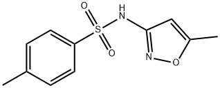 4-methyl-N-(5-methyl-1,2-oxazol-3-yl)benzenesulfonamide 结构式