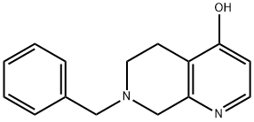 7-苄基-5,6,7,8-四氢-1,7-萘啶-4-醇 结构式