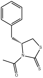 (R)-1-(4-苄基-2-硫代噻唑烷-3-基)乙酮 结构式