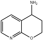3,4-二氢-2H-吡喃并[2,3-B]吡啶-4-胺 结构式