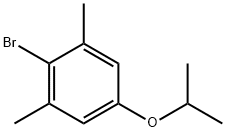 2-溴-1,3-二甲基-5-(1-甲基乙氧基)苯 结构式