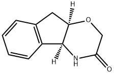 (4aS,9aR)-4,4a,9,9a-tetrahydro-Indeno[2,1-b]-1,4-oxazin-3(2H)-one 结构式