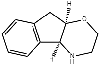 (4aS,9aR)-2,3,4,4a,9,9a-hexahydroindeno[2,1-b][1,4]oxazine 结构式
