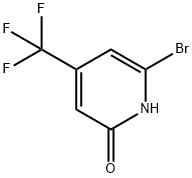 6-BROMO-4-(TRIFLUOROMETHYL)PYRIDIN-2(1H)-ONE 结构式