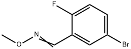 1-(2-氟-5-溴苯基)-N-甲氧基甲胺 结构式