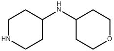 N-(四氢吡喃-4-基)哌啶-4-胺 结构式