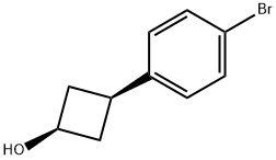 顺式-3-(4-溴苯基)环丁醇 结构式