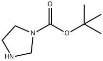 TERT-BUTYL IMIDAZOLIDINE-1-CARBOXYLATE 结构式