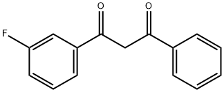 1-(3-氟苯基)-3-苯基丙烷-1,3-二酮 结构式