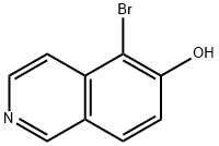 5-溴异喹啉-6-醇 结构式