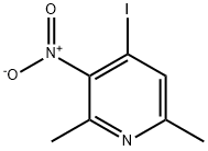 4-碘-2,6-二甲基-3-硝基吡啶 结构式