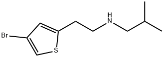 4-bromo-N-(2-methylpropyl)-2-Thiopheneethan amine 结构式