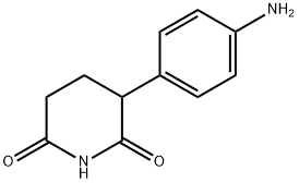 3-(4-氨基苯基)哌啶-2,6-二酮 结构式