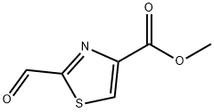 2-甲酰基噻唑-4-甲酸 甲酯 结构式