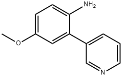 4-Methoxy-2-(pyridin-3-yl)aniline 结构式