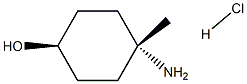 cis-4-Amino-4-methylcyclohexanol hydrochloride 结构式