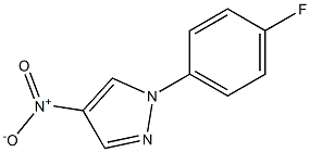 1H-Pyrazole, 1-(4-fluorophenyl)-4-nitro-
 结构式