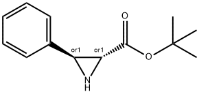 trans-tert-Butyl 3-phenylaziridine-2-carboxylate 结构式