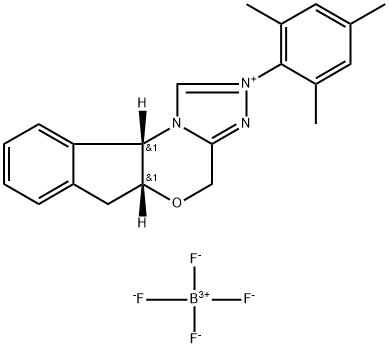 (+)-茚胺醇三甲基苯肼三氮唑 结构式