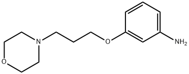 3-[3-(4-morpholinyl)propoxy]benzenamine 结构式