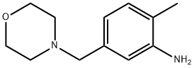 2-甲基-5-(4-嗎啉基甲基)苯胺 结构式