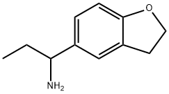 1-(2,3-二氢苯并呋喃-5-基)丙烷-1-胺 结构式