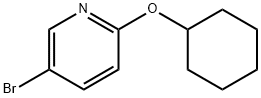 5-bromo-2-(cyclohexyloxy)Pyridine 结构式