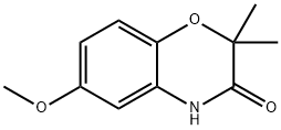 2,2-二甲基-6-甲氧基-2H-苯并[B][1,4]噁嗪-3(4H)-酮 结构式