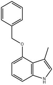 4-benzyloxy-3-methyl-indole 结构式