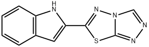 2-([1,2,4]triazolo[3,4-b][1,3,4]thiadiazol-6-yl)-1H-indole 结构式