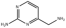 4-(氨甲基)-2-嘧啶胺 结构式