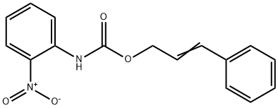 3-PHENYLALLYL N-(2-NITROPHENYL)CARBAMATE 结构式