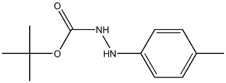 tert-butyl 2-(4-methylphenyl)hydrazine carboxylate 结构式