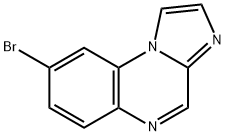 8-bromoimidazo[1,2-a]quinoxaline 结构式