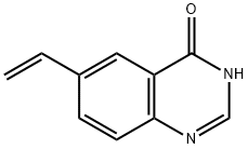 6-乙烯基喹唑啉-4(3H)-酮 结构式