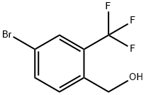 4-溴-2-三氟甲基苄醇 结构式