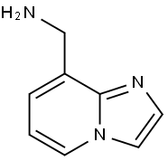 咪唑并[1,2-A]吡啶-8-基甲胺 结构式
