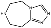 6,7,8,9-四氢-5H-(1,2,4)三氮唑[4,3-D][1,4]二氮杂卓 结构式