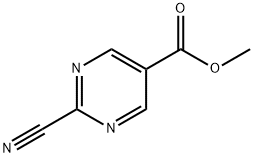 methyl 2-cyanopyrimidine-5-carboxylate 结构式