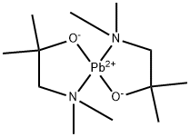 双(二甲基氨基-2-丙氧基)铅(II) 结构式