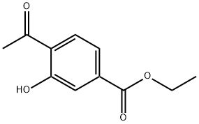 ethyl 4-acetyl-3-hydroxybenzoate 结构式