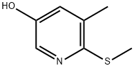 5-甲基-6-(甲硫基)吡啶-3-醇 结构式
